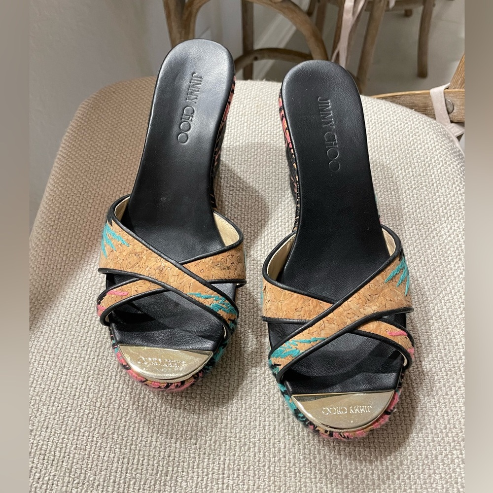 Jimmy Choo Palm Wedges